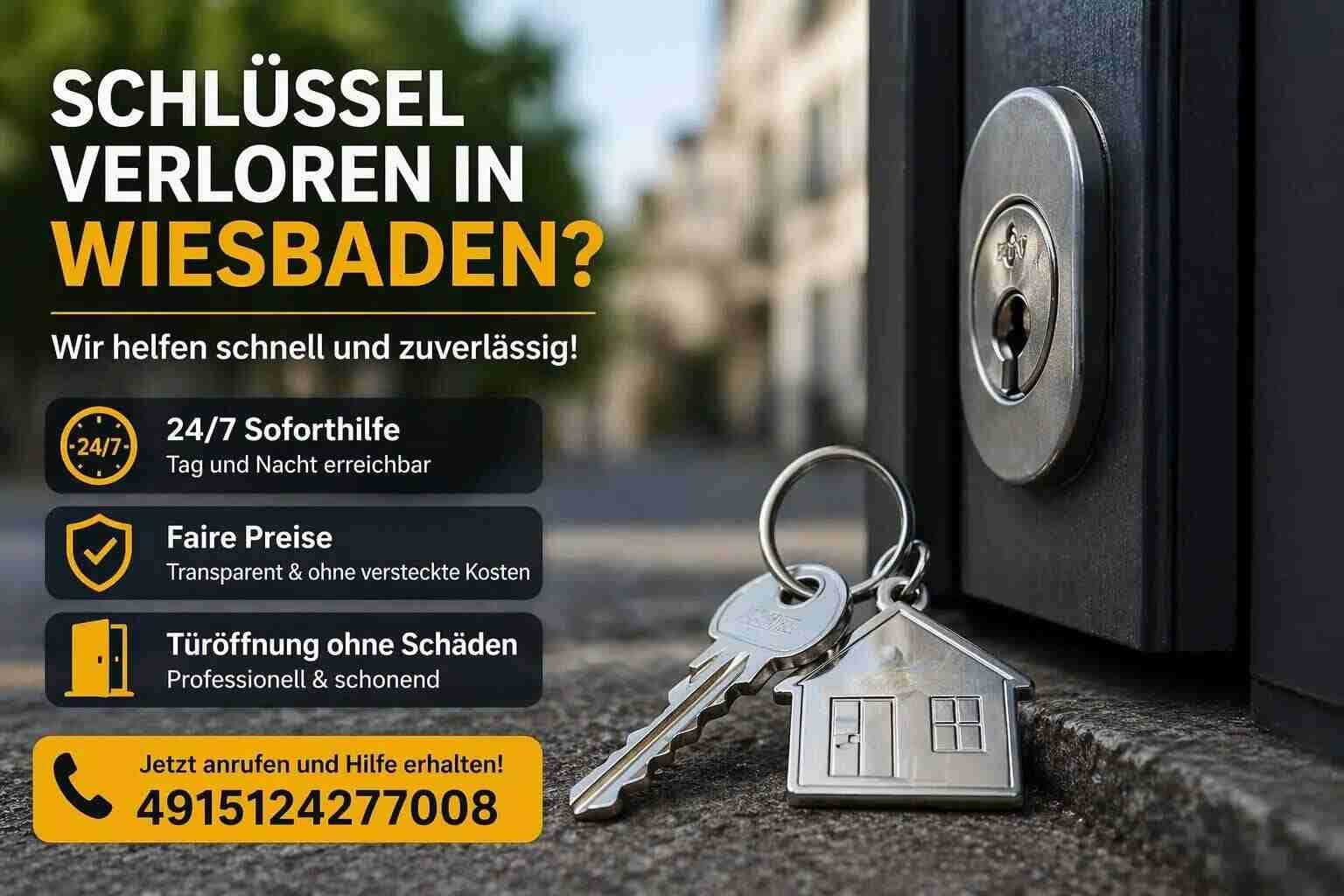 Schlüssel verloren in Wiesbaden – Was tun? (Soforthilfe Guide)